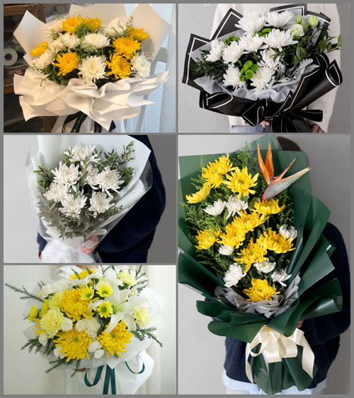 广东广州市白云区钟落潭镇金盆村白事花束代送
